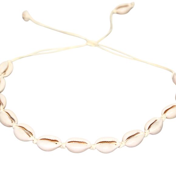 Boho Handmade Natural Conch Shell Necklace NWT - Picture 4 of 5